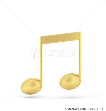 Single music note 59962111