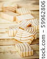 pieces of wood on the boards background 59962806