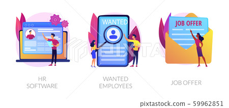 HR recruiter vector concept metaphors 59962851