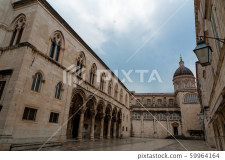 Dubrovnik, Croatia Dubrovnik Rector Palace, Dubrovnik Cathedral in winter Dubrovnik, Croatia Dubrovnik Rector Palace, Dubrovnik Cathedral in winter 59964164