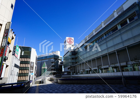 Landscape of Joban Line Sakai Station West Exit <Oka City, Chiba Prefecture, October 2019> 59964176