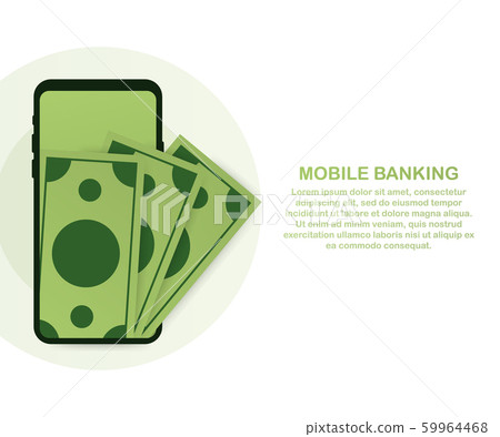 Web Concept For Online Banking Modern Banner Stock