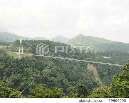 九重“夢想”大型懸索橋的九重橋 九重“夢想”大型懸索橋的九重橋 59964696