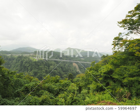 九重“夢想”大型懸索橋的九重橋 九重“夢想”大型懸索橋的九重橋 59964697