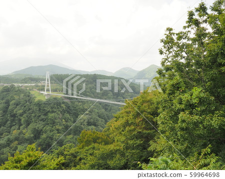 九重“夢想”大型懸索橋的九重橋 九重“夢想”大型懸索橋的九重橋 59964698