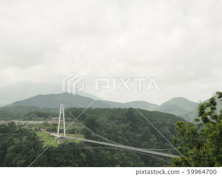 Kokonoe bridge at Kuju “dream” large suspension bridge 59964700
