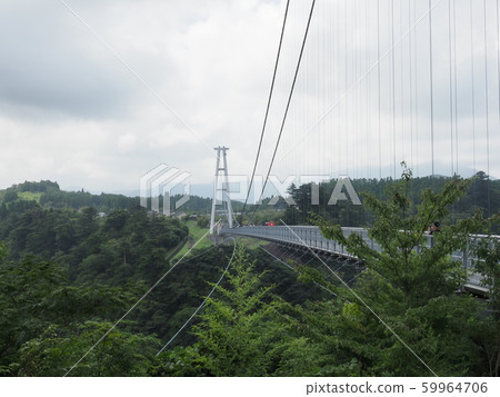 九重“夢想”大型懸索橋的九重橋 九重“夢想”大型懸索橋的九重橋 59964706