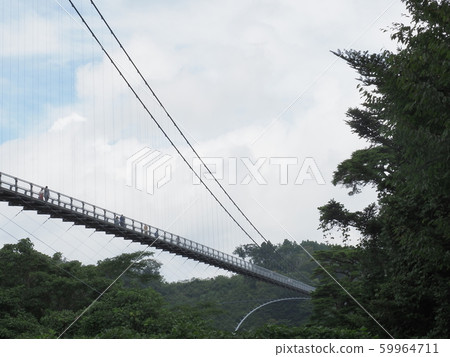 九重“夢想”大型懸索橋的九重橋 九重“夢想”大型懸索橋的九重橋 59964711