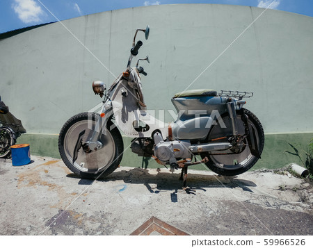 Motorbike, scooter, traditional two wheels transport in Asia 59966526