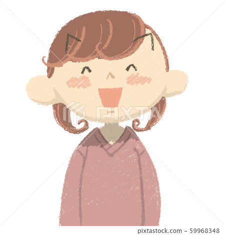 Woman / face / expression / happy 59968348