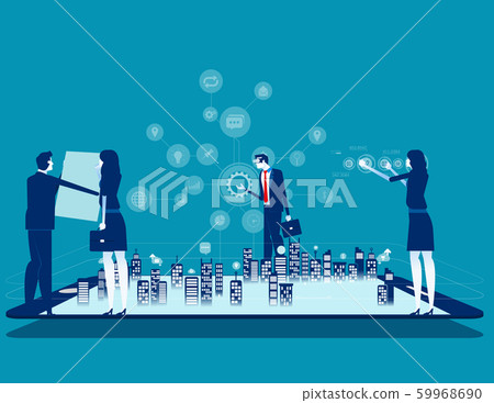 Business innovation planning and analysis. Concept 59968690