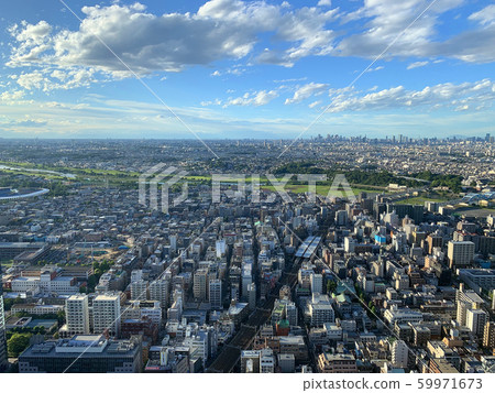 Todoroki from Musashikosugi, Nakahara-ku, Kawasaki City, looking towards Futakotamagawa 59971673