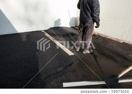 top layer of asphalt top layer of asphalt 59973038