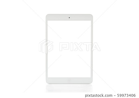 White tablet computer White tablet computer 59973406