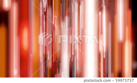 Warm Colored Vertical Stripes Background - 3D Illustration 59973737