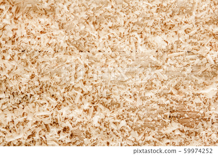 Close up view on wood shavings. Abstract background Close up view on wood shavings. Abstract background 59974252