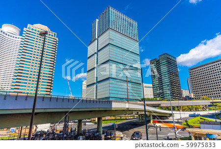 View of Tokyo cityscape in Japan Akasaka Mitsuke Overland view 59975833