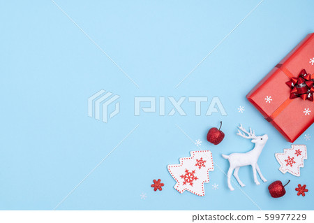 New Year and Christmas frame. Red and white New Year and Christmas frame. Red and white 59977229