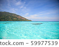 The beach and tropical sea. 59977539
