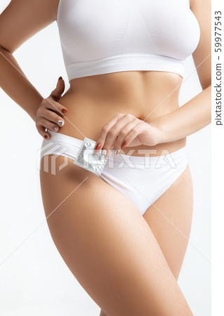 Beautiful female body, concept of bodycare and lifting Beautiful female body, concept of bodycare and lifting 59977543