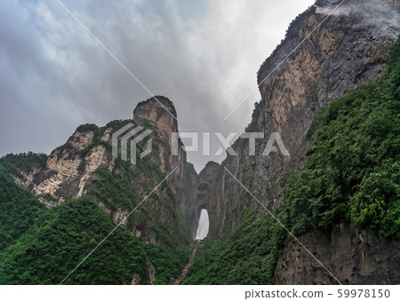 View of the holy sacred Tianmen Mountain 59978150