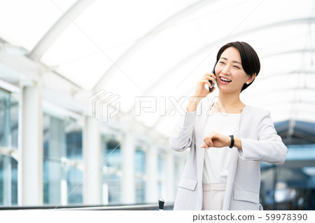 Business woman smartphone phone Business woman smartphone phone 59978390