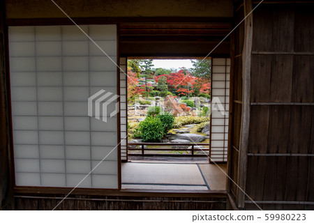 Public view of the autumn of Moroto Garden in Kuwana, Mie Prefecture Public view of the autumn of Moroto Garden in Kuwana, Mie Prefecture 59980223