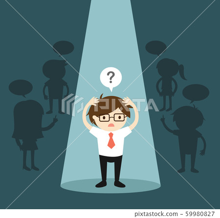 Business concept, Businessman standing alone in Business concept, Businessman standing alone in 59980827