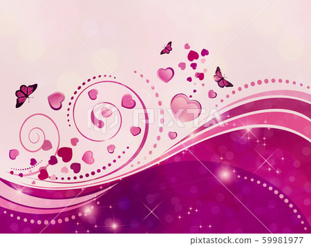 Violet swirl ornament 59981977