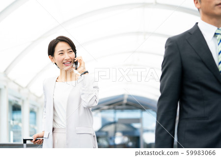 女商人，電話，交談 59983066