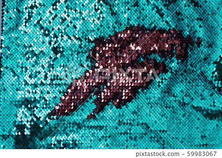 Abstract sequins blue glitter wave background texture 59983067