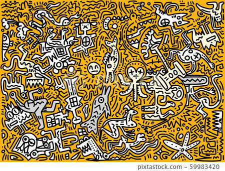 abstract background ,Hand Drawn Vector abstract background ,Hand Drawn Vector 59983420