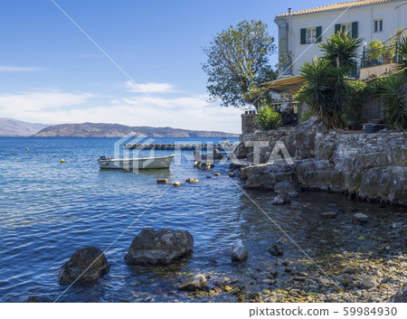 Pebble sea shore and The White House in Kalami, Pebble sea shore and The White House in Kalami, 59984930