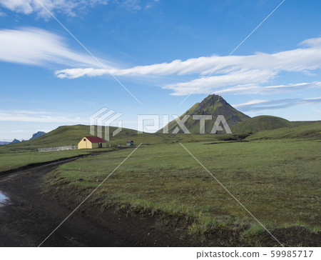 Ancient farm houses near the Hvanngil camp site 59985717