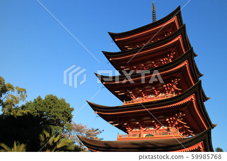 廣島縣宮島嚴島神社五層B 廣島縣宮島嚴島神社五層B 59985768