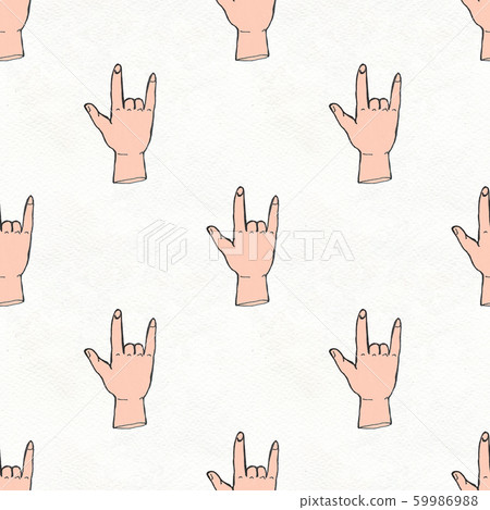 Seamless Rock background. Abstract music modern pattern. 59986988
