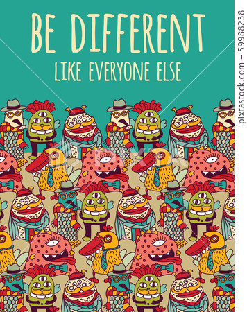 Aliens different freaks sky card poster Aliens different freaks sky card poster 59988238