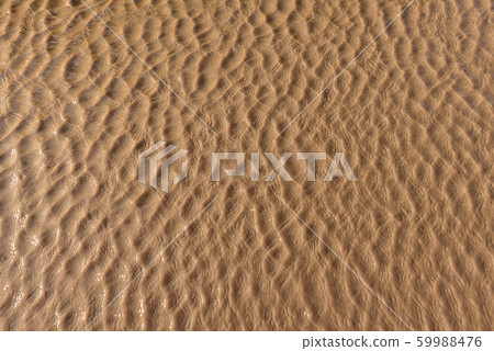 Photograph of small real water waves for texture. 59988476