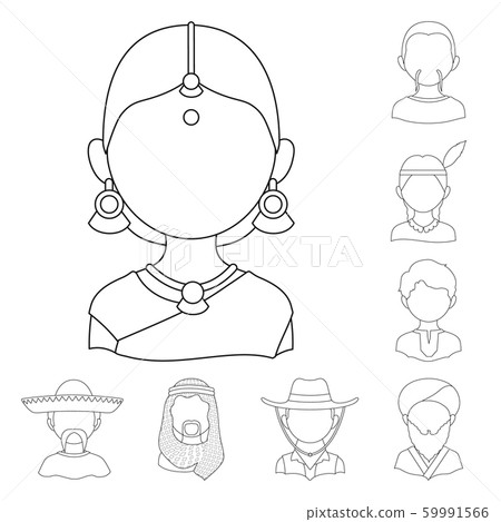 Vector illustration of imitator and resident logo. Collection of imitator and culture stock symbol for web. Vector illustration of imitator and resident logo. Collection of imitator and culture stock symbol for web. 59991566