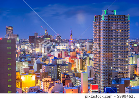Sapporo, Japan Downtown City Skyline 59994623