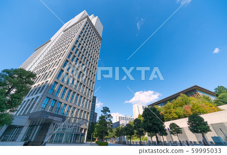 在日本的東京都市風景，如Tameike Sanno Station 59995033