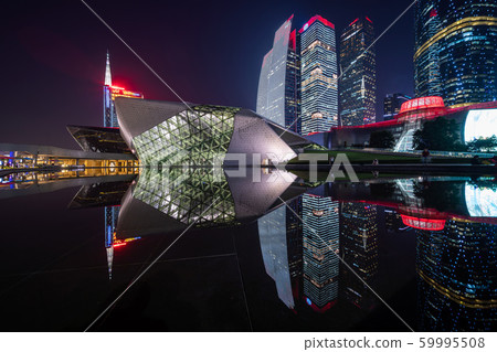 Guangzhou's beautiful city night view Guangzhou's beautiful city night view 59995508