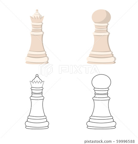 Vector illustration of checkmate and thin logo. Collection of checkmate and target vector icon for stock. Vector illustration of checkmate and thin logo. Collection of checkmate and target vector icon for stock. 59996588