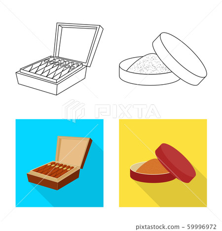 Isolated object of refuse and stop icon. Set of refuse and habit vector icon for stock. Isolated object of refuse and stop icon. Set of refuse and habit vector icon for stock. 59996972