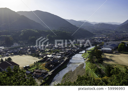 The town of Tsuwano, where the morning sun shines, Tsuwano-cho, Kanoashi-gun, Shimane 59996993