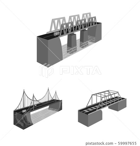 Vector design of connection and crossing sign....-插圖素材 [59997655] - PIXTA圖庫