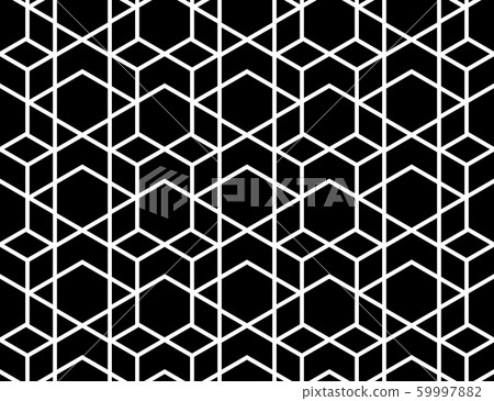 The geometric pattern with lines. Seamless vector - Stock Illustration ...
