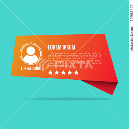 Creative testimonials template with different 59998465