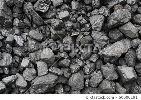 Pile of natural black hard coal or diamond coal Pile of natural black hard coal or diamond coal 60000191