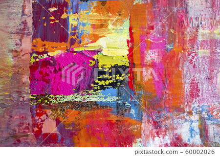 Painting Artistic bright color oil paint texture abstract artwork. Modern futuristic pattern for grunge wallpaper, interior, album, flyer cover, poster, booklet background. Creative graphic design 60002026